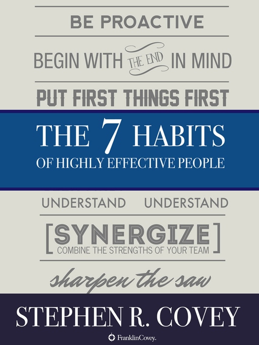 Title details for The 7 Habits of Highly Effective People by Stephen R. Covey - Wait list